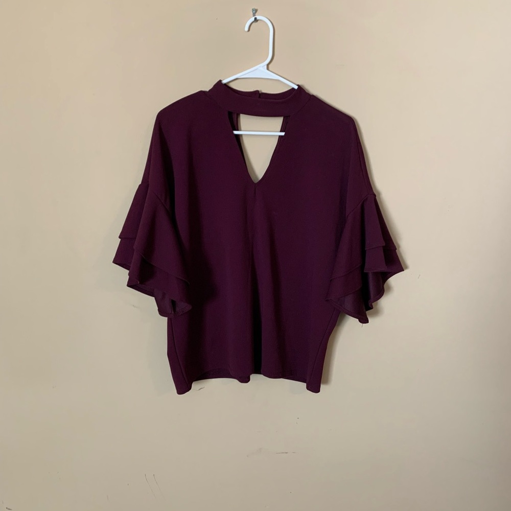 Never worn - purple blouse size medium